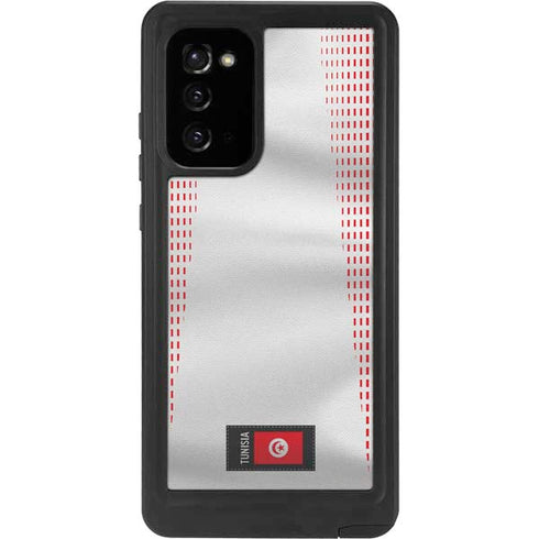 Tunisia Soccer Flag Galaxy Note20 5G Waterproof Case